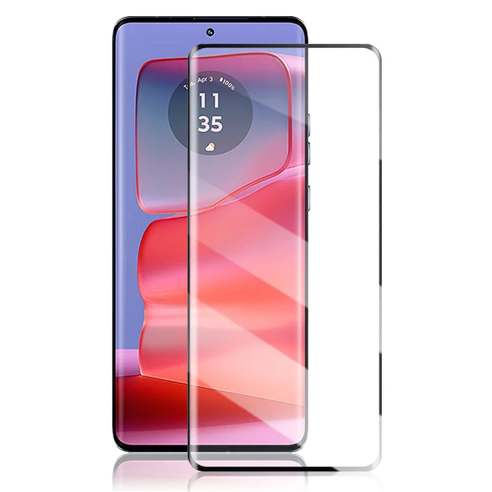 AMORUS For Motorola Edge 50 Ultra 5G / Moto X50 Ultra 5G / Edge 50 Pro 5G Screen Protector Tempered Glass 3D Curved HD Clear Film - 1