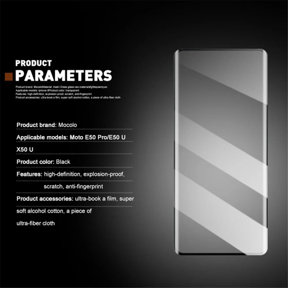 MOCOLO 25Pcs For Motorola Edge 50 Ultra 5G / Moto X50 Ultra 5G / Edge 50 Pro 5G Screen Protector 3D Curved Tempered Glass Film - 6