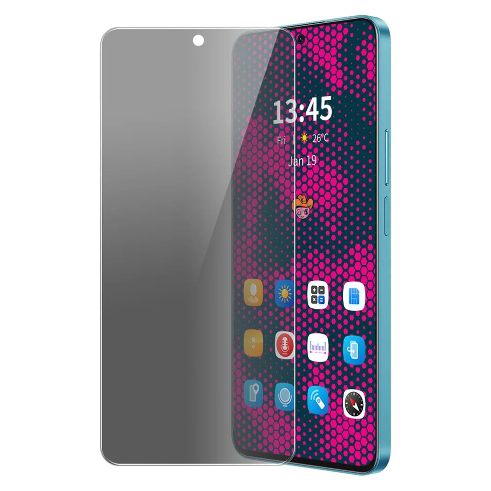 ENKAY HAT PRINCE For Motorola Moto E22s 4G Anti-Spy Screen Protector 28-degree Privacy 9H Film - 1