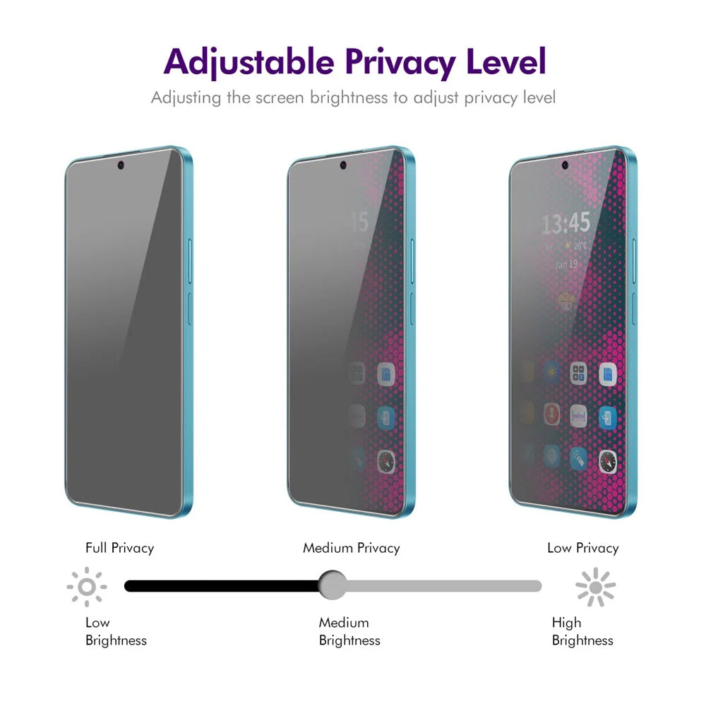 ENKAY HAT PRINCE 2Pcs For Oppo F23 5G Anti-Peep Screen Protector Ful Cover Privacy Protection - 4