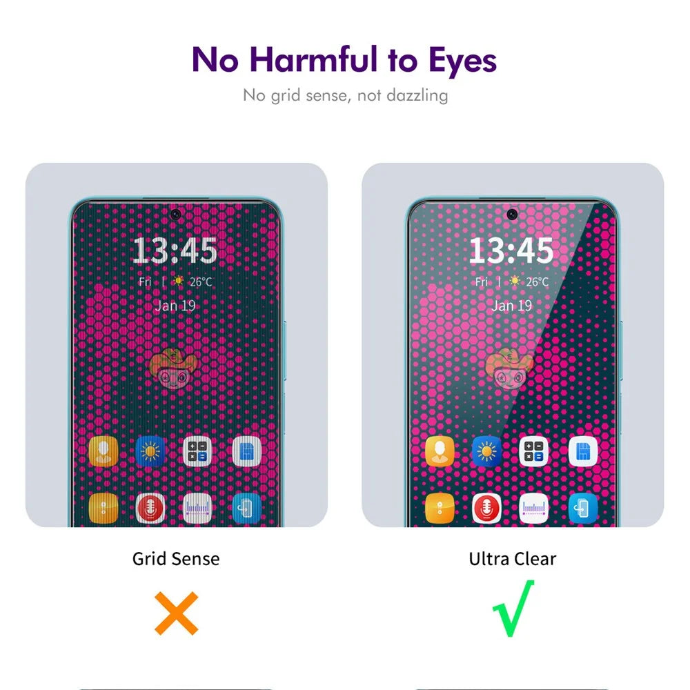 ENKAY HAT PRINCE 5Pcs For OnePlus Nord CE4 5G Anti-Spy Screen Protector Scratch Resistant - 5