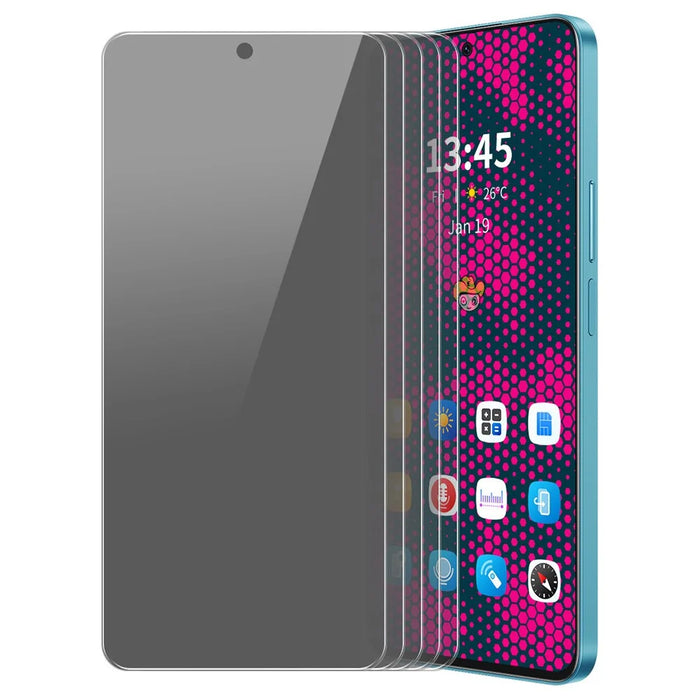 ENKAY HAT PRINCE 5Pcs For Realme 12 4G / 12+ 5G Anti-Peep Screen Protector Smooth Touch - 1