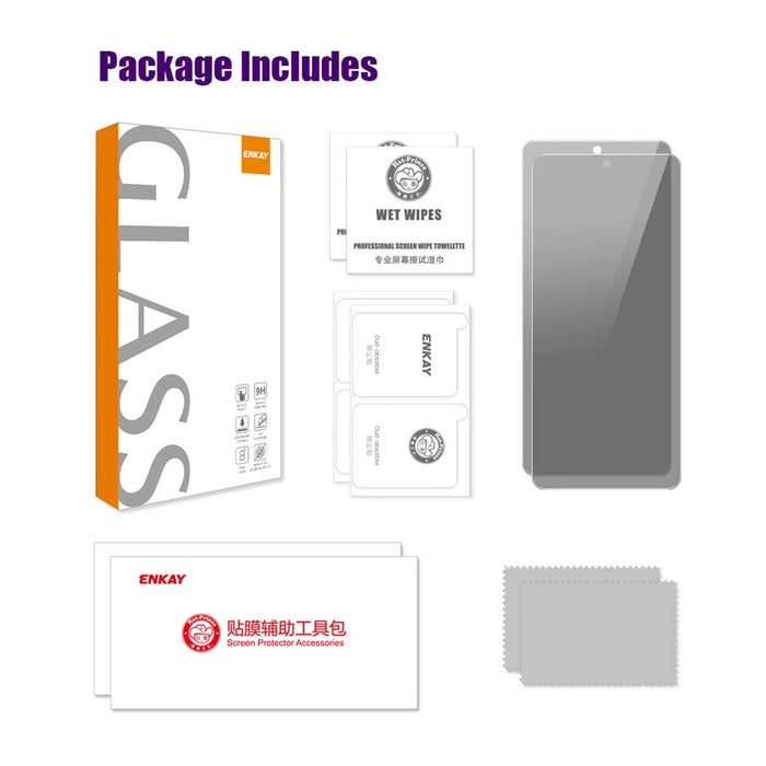 ENKAY HAT PRINCE 2Pcs For Realme GT Neo5 SE 5G / Neo 5 5G Anti-Peep Screen Protector Full Coverage - 7