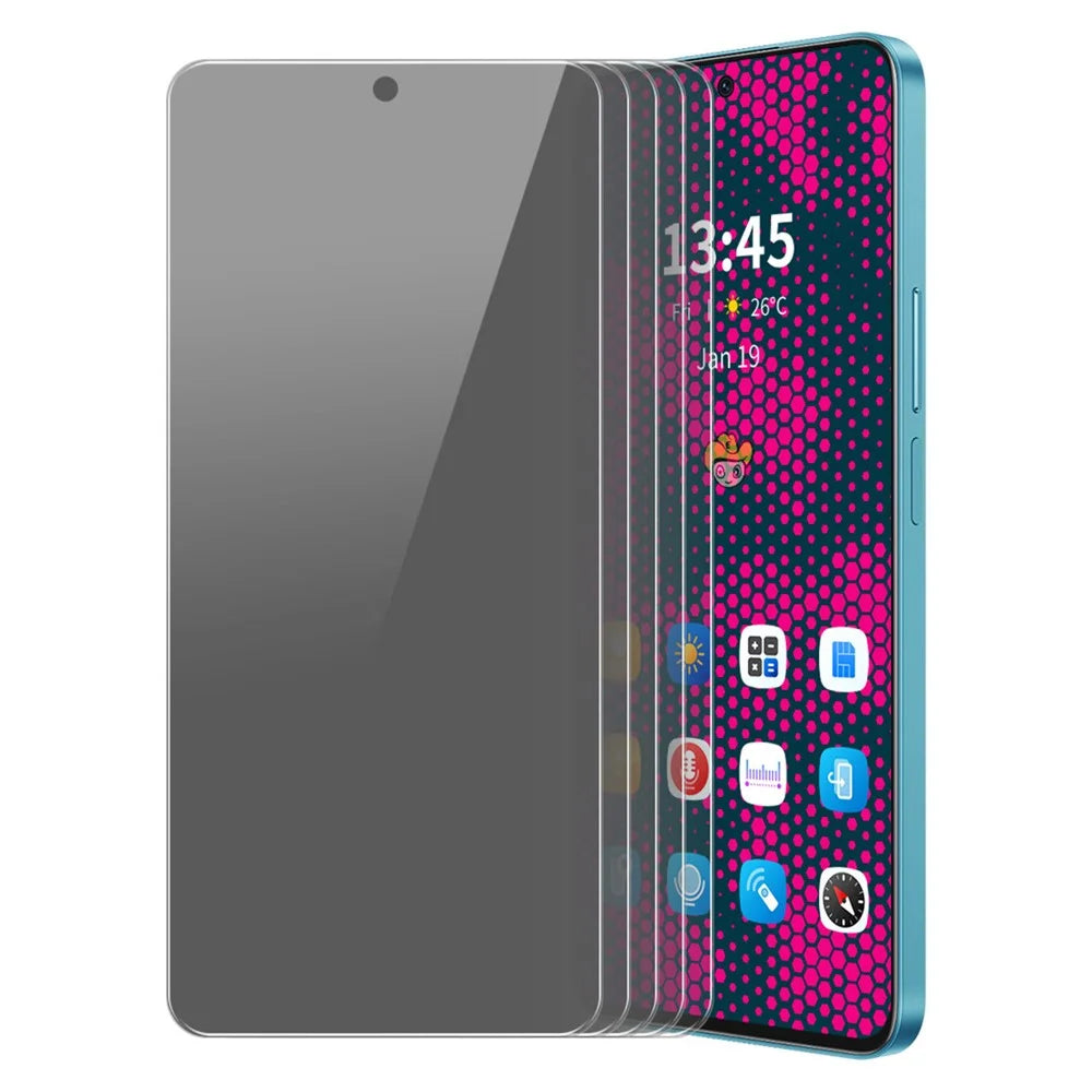ENKAY HAT PRINCE 5Pcs For Realme Narzo 60x 5G 28-Degree Anti-Spy Screen Protector Full Coverage - 1