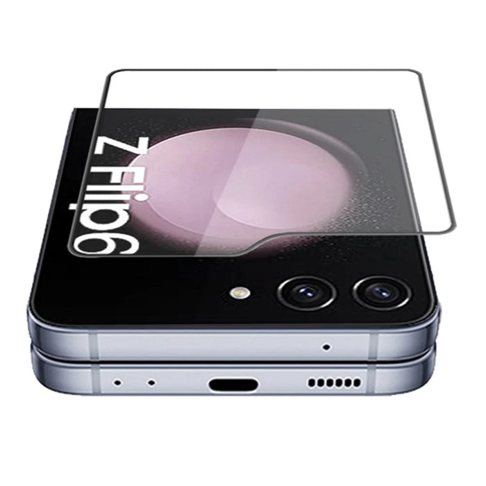 MOCOLO 25Pcs For Samsung Galaxy Z Flip7 FE 5G / Z Flip6 5G Rear Screen Protector Full Glue Tempered Glass Film - Black - 4