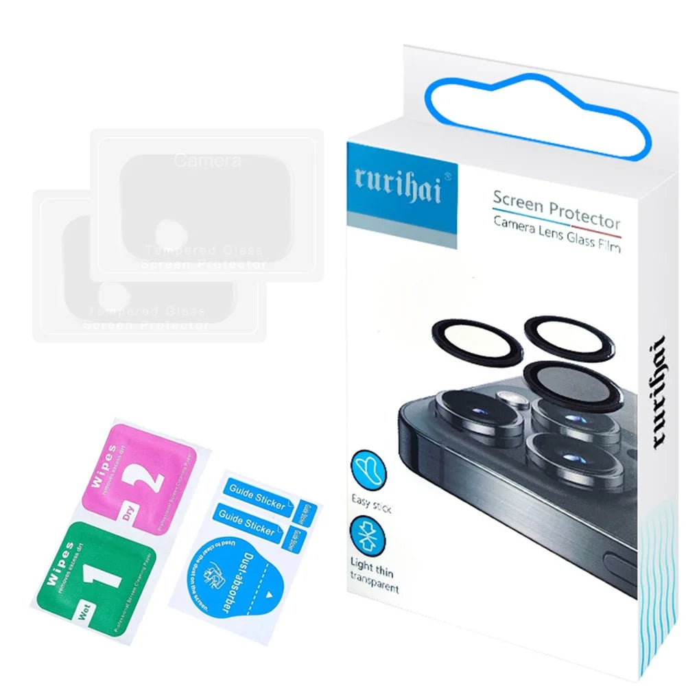 RURIHAI 2Pcs For Honor 200 Lite Tempered Glass Camera Lens Protector Ultra Clear - 4