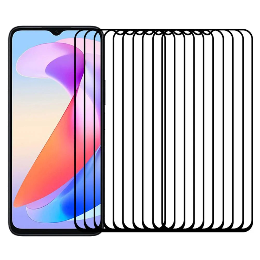 RURIHAI 10Pcs For Honor X6b 4G Screen Protector High Aluminum-Silicon Glass Film - 1