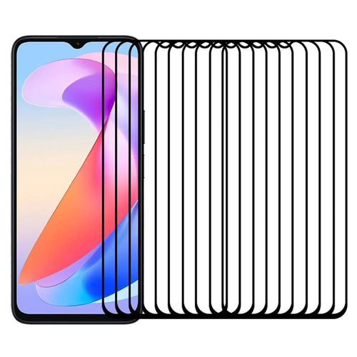 RURIHAI 10Pcs For Honor X6b 4G Screen Protector High Aluminum-Silicon Glass Film - 1