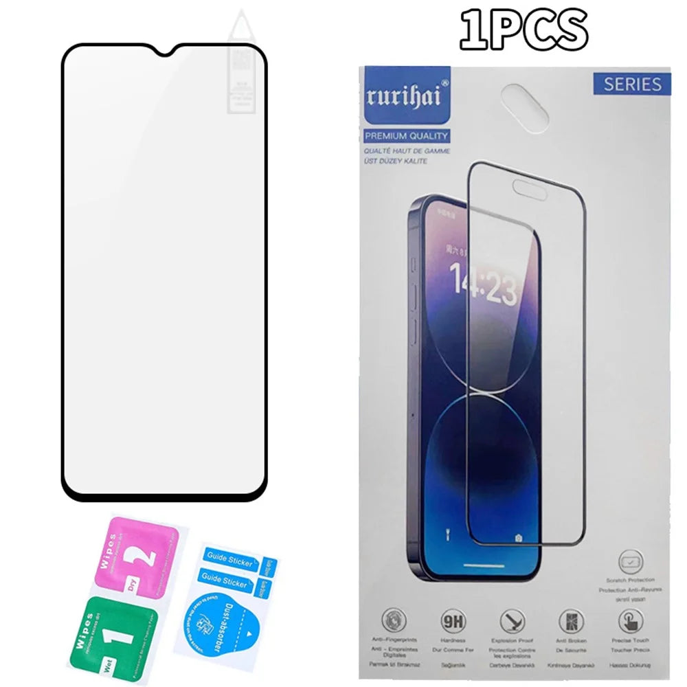 RURIHAI For vivo Y28 5G High Aluminum-Silicon Glass Screen Protector Secondary Hardening - 5