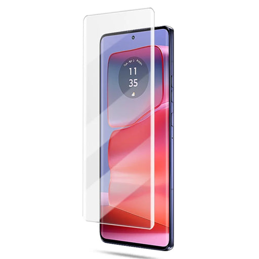 MOCOLO For Motorola Edge 50 Ultra 5G / Moto X50 Ultra 5G / Edge 50 Pro 5G Screen Protector UV Liquid Curved Tempered Glass Film - 2