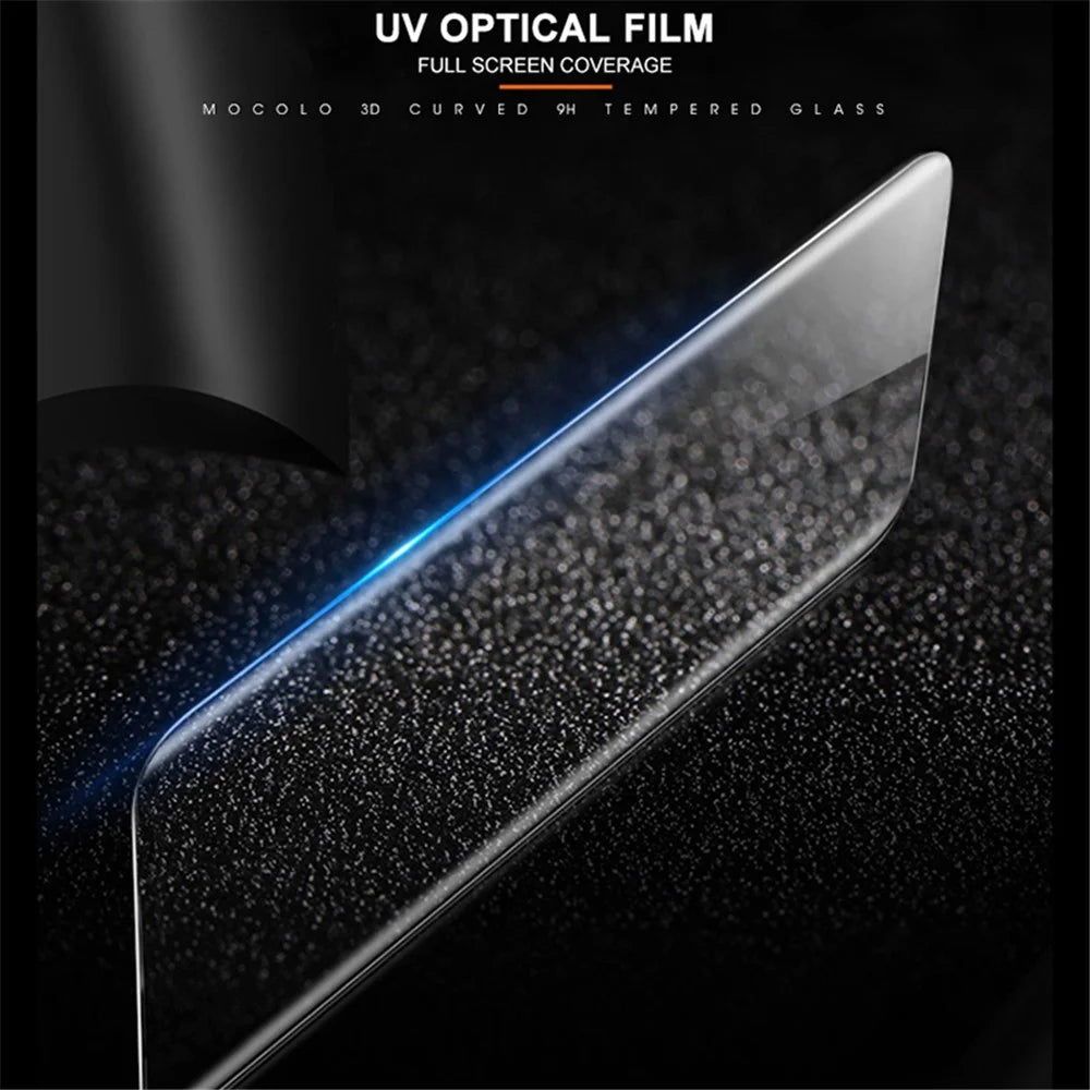 MOCOLO For Motorola Edge 50 Ultra 5G / Moto X50 Ultra 5G / Edge 50 Pro 5G Screen Protector UV Liquid Curved Tempered Glass Film - 7
