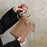 Litchi Texture Zipper Mobile Phone Bag Universal Dual Layer Cell Phone Pouch with Adjustable Shoulder Strap - Apricot - 6