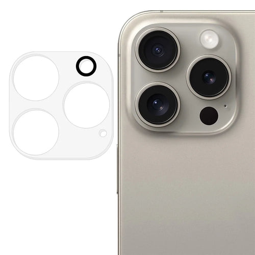For iPhone 16 Pro Max / 16 Pro Camera Lens Protector Tempered Glass, HD Clear - 1