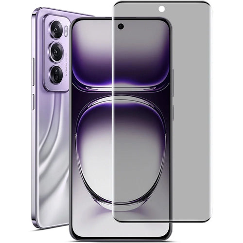 IMAK For Oppo Reno12 5G (China)  /  Reno12 Pro 5G (Global) Anti-Peep Tempered Glass Screen Protector (No Edge Version) - 1