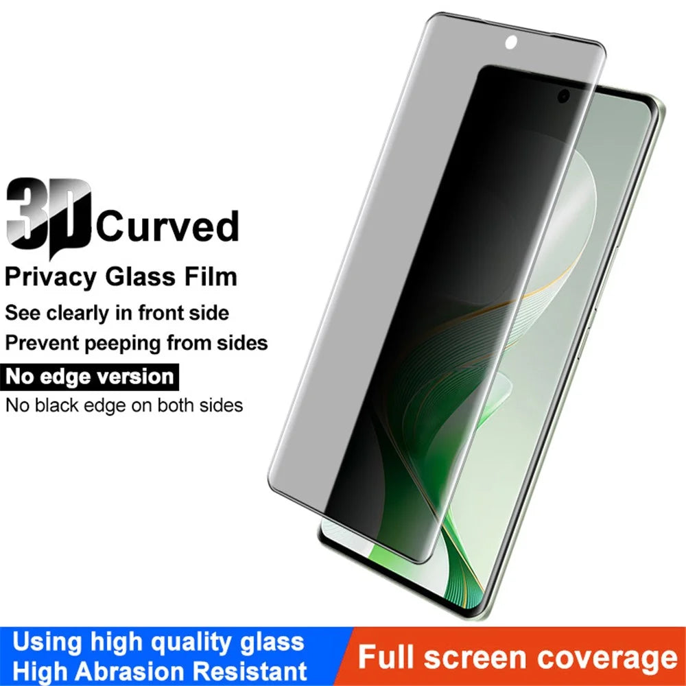 IMAK For vivo S19 Pro 5G / V40 5G / V40 Pro 5G Anti-Spy Screen Protector Tempered Glass Film (No Edge Version) - 3