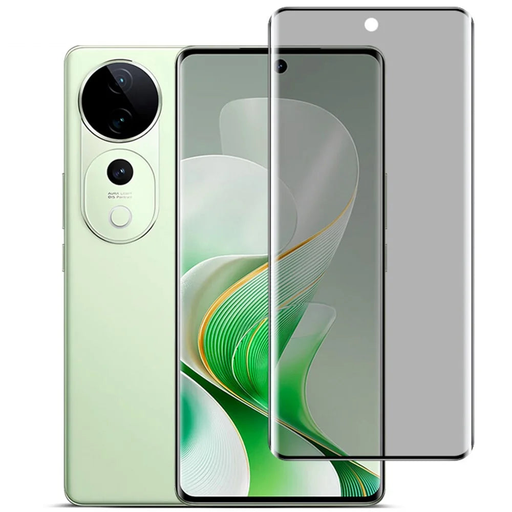 IMAK For vivo S19 Pro 5G / V40 5G / V40 Pro 5G Anti-Spy Screen Protector 3D Curved Tempered Glass Film Full Cover - 4