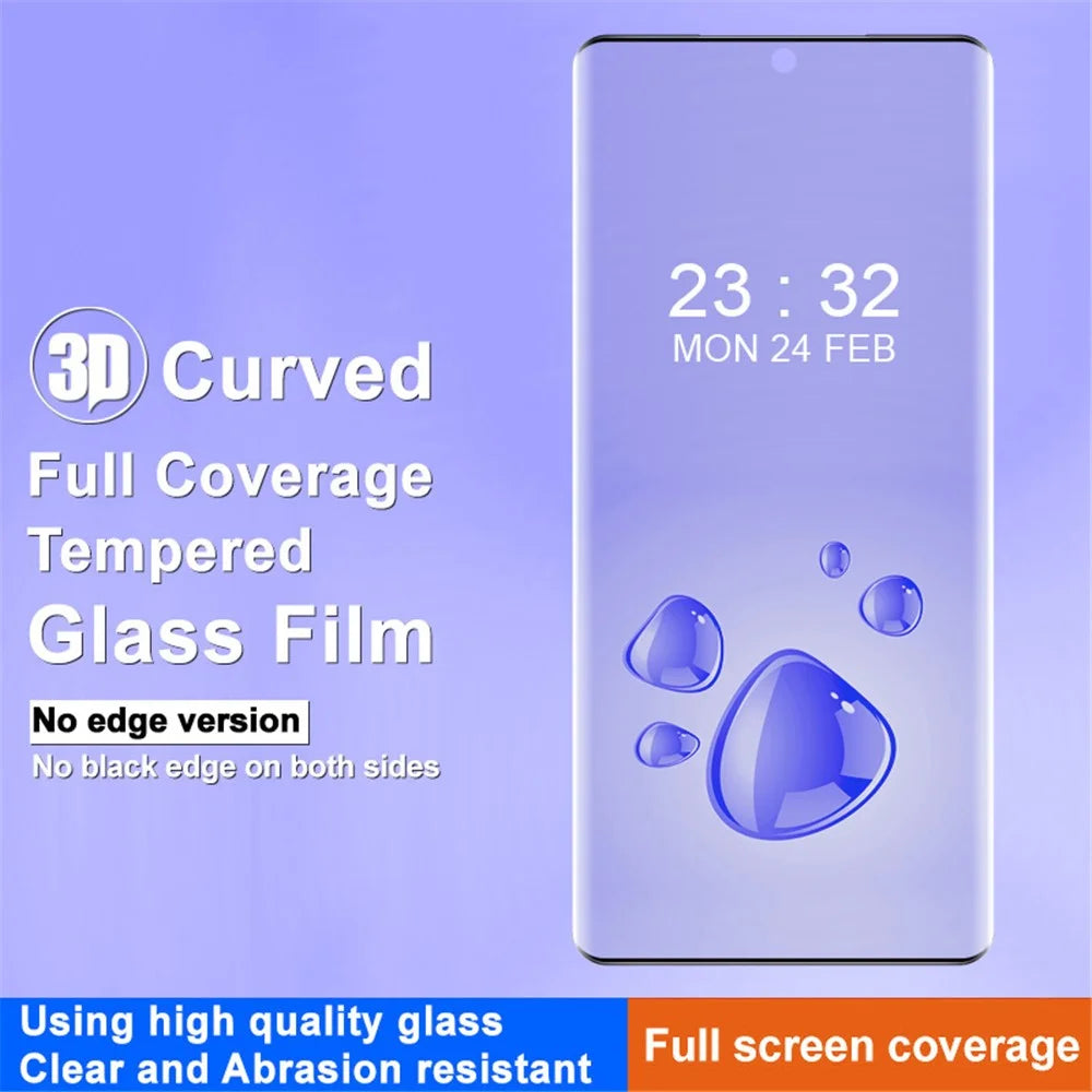 IMAK For vivo S19 Pro 5G / V40 5G / V40 Pro 5G 3D Curved Screen Protector Tempered Glass Film (No Edge Version) - 3