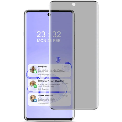 IMAK For vivo X100s Pro 5G / X100 Ultra 5G Anti-Peep Tempered Glass Screen Protector (No Edge Version) - 1
