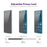 ENKAY HAT PRINCE 5Pcs For Oppo A96 4G Anti-Spy Screen Protector Smooth Touch - 3