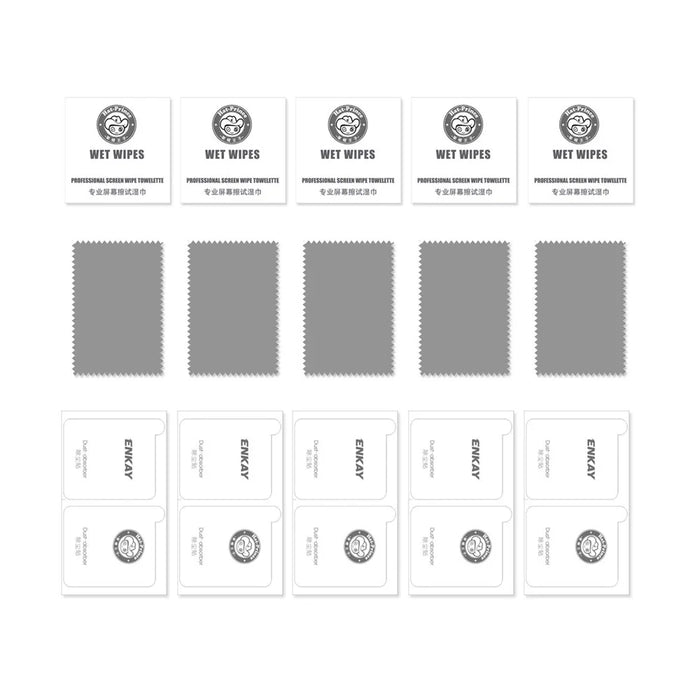ENKAY HAT PRINCE 5Pcs For Oppo A96 4G Anti-Spy Screen Protector Smooth Touch - 7
