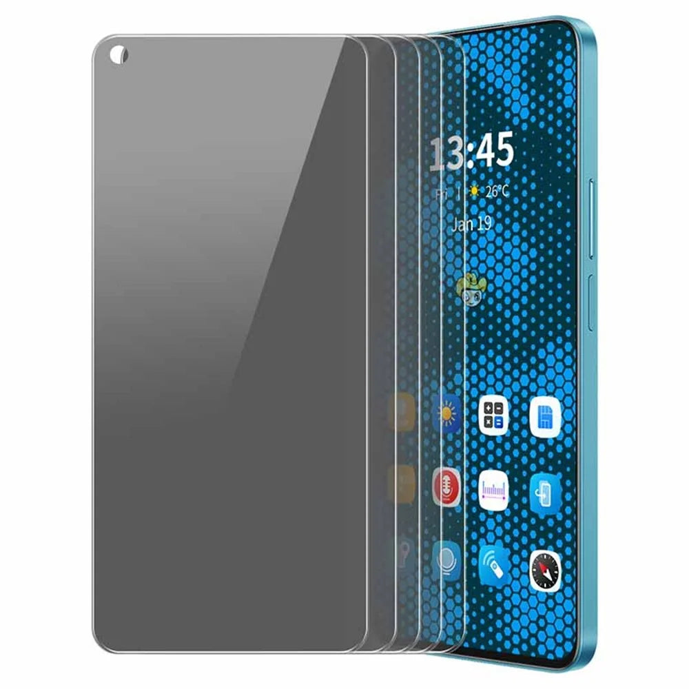 ENKAY HAT PRINCE 5Pcs For Oppo K10x 5G Screen Protector Smooth Touch Anti-Spy Film - 1
