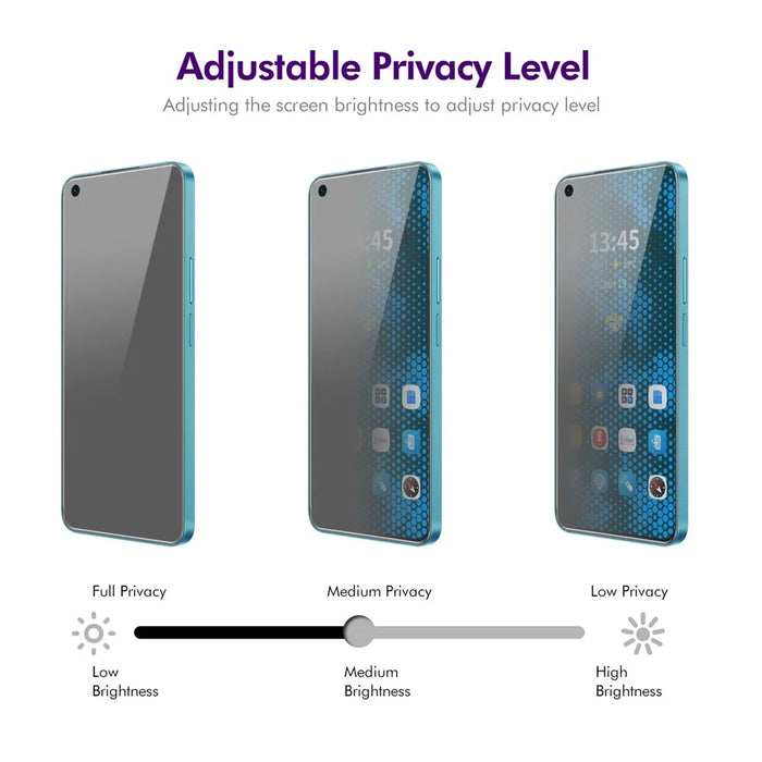 ENKAY HAT PRINCE 5Pcs For Realme GT2 Pro Anti-Peep Screen Protector Smooth Touch - 3