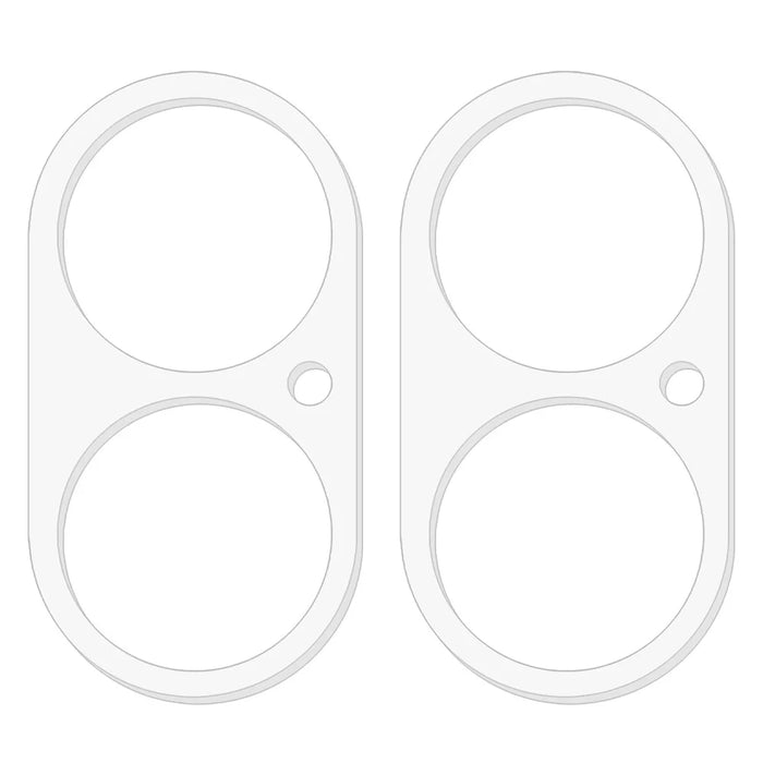 2Pcs For iPhone 16 / 16 Plus Camera Lens Protector 3D Arc Edge Tempered Glass Lens Film - 2
