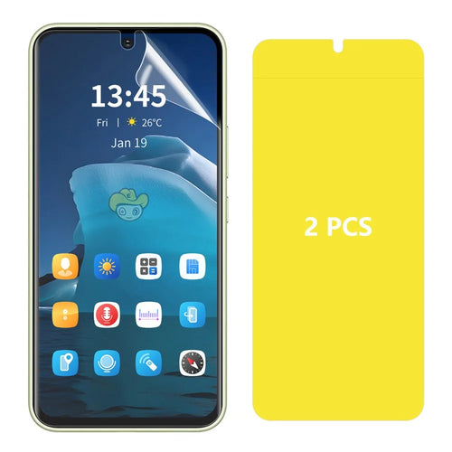 ENKAY HAT PRINCE 2PCS For Samsung Galaxy A55 5G  /  A35 5G Screen Protector TPE+PET+TPU Hydrogel Film Full Glue - 1