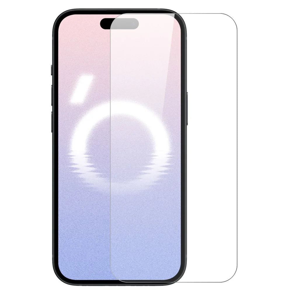 NORTHJO A+ For iPhone 16 Plus / 15 Plus Screen Protector 0.3mm 2.5D Ultra Clear Tempered Glass Film - 1
