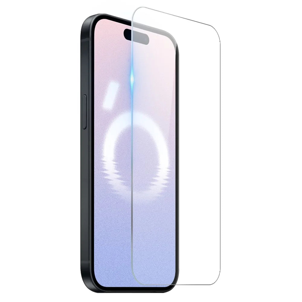 NORTHJO A+ For iPhone 16 Plus / 15 Plus Screen Protector 0.3mm 2.5D Ultra Clear Tempered Glass Film - 2