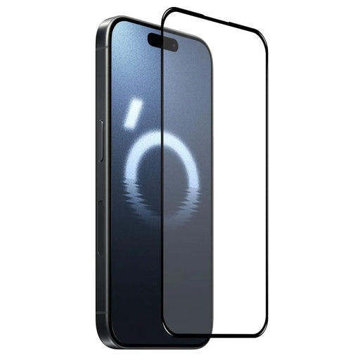 NORTHJO A+ For iPhone 16 Pro Full Screen Protector High Aluminum-Silicon Film 0.3mm 2.5D, Black - 2