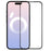 NORTHJO A+ For iPhone 16 0.3mm 2.5D Full Screen Protector Silk Printing Black Edge, Black - 1