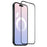 NORTHJO A+ For iPhone 16 0.3mm 2.5D Full Screen Protector Silk Printing Black Edge, Black - 2
