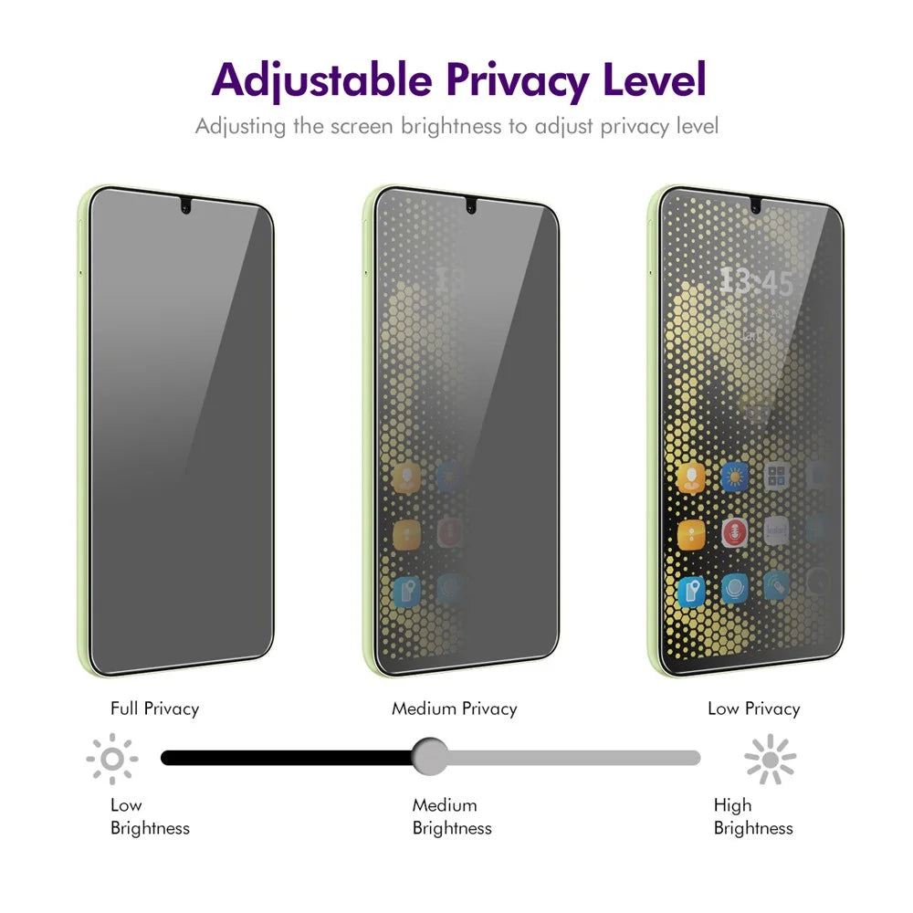 ENKAY HAT PRINCE For Huawei Enjoy 70 / Enjoy 70z / nova Y72 4G Privacy Screen Protector Bubble Free Case Friendly - 3