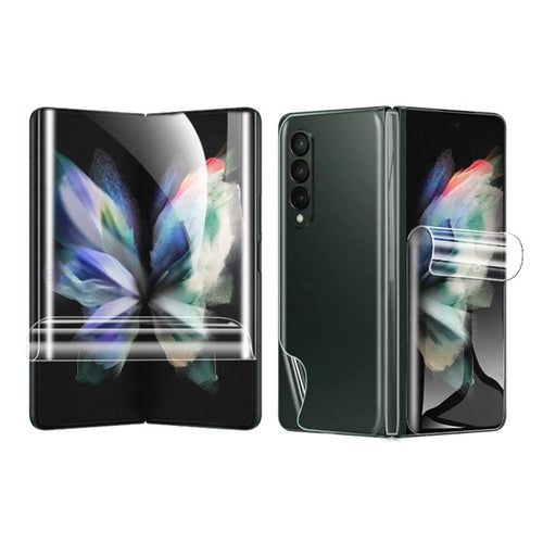 1 Set Front and Back Film for Samsung Galaxy Z Fold4 5G, Ultra Clear Anti-Scratch Soft Hydrogel Film TPU Protector - 1