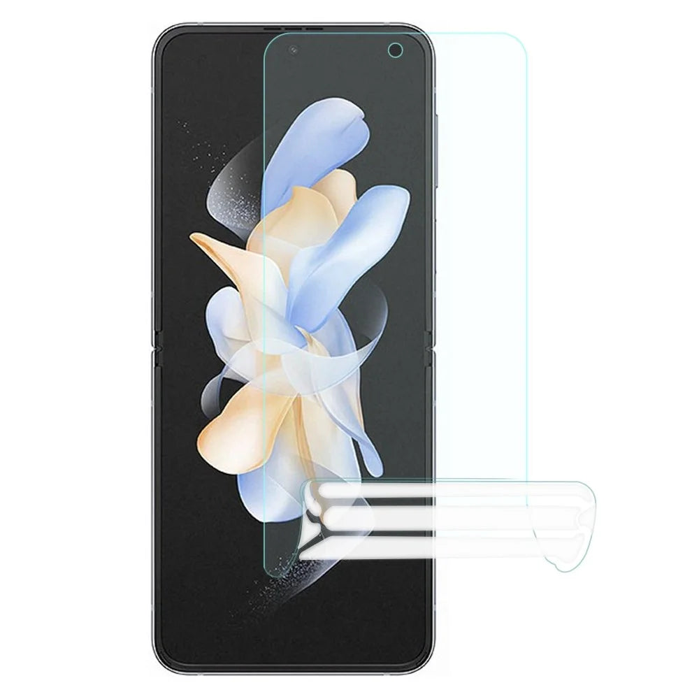 For Samsung Galaxy Z Flip4 5G 1 Set Front and Back Soft Hydrogel Film TPU Film Ultra Clear Full Coverage Protective Film - 2