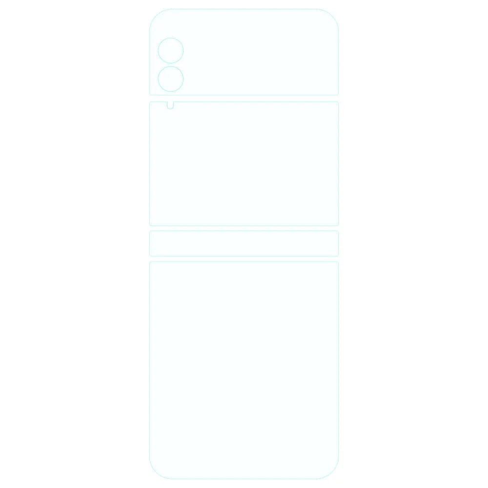 For Samsung Galaxy Z Flip4 5G 1 Set Front and Back Soft Hydrogel Film TPU Film Ultra Clear Full Coverage Protective Film - 5