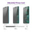 ENKAY HAT PRINCE 5Pcs For Oppo A17 4G Screen Protector Privacy Invisible Artifact - 3