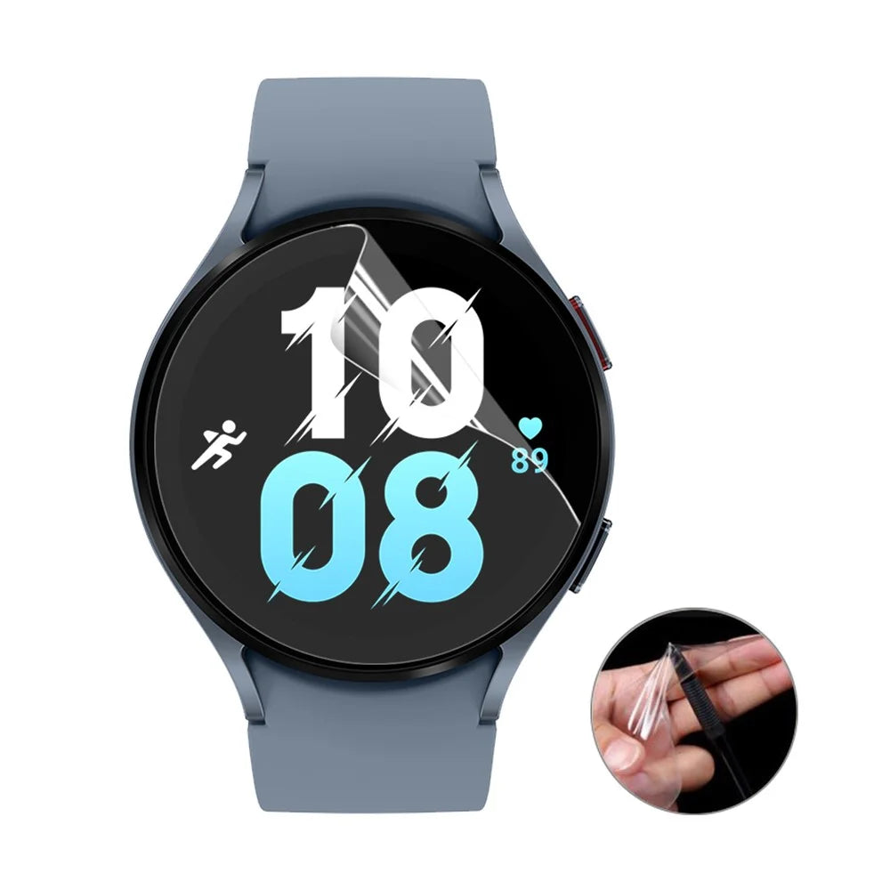 ENKAY HAT PRINCE For Samsung Galaxy Watch 5 44mm Anti-explosion Soft TPU Film Fingerprint-free Full Screen Protector - 2