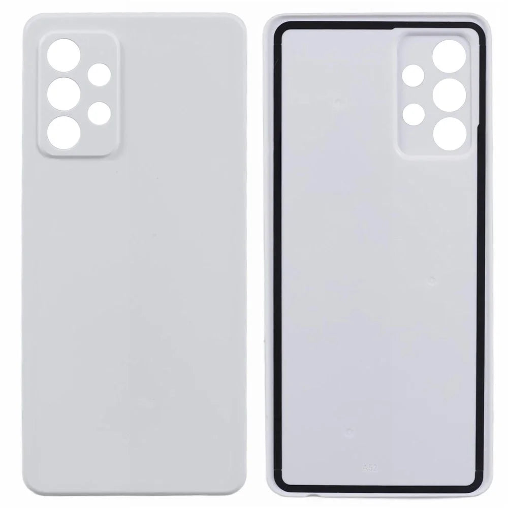 For Samsung Galaxy A52s 5G A528 / A52 5G A526 / A52 4G A525 Back Battery Housing Cover Replacement (Without Logo) - White - 1