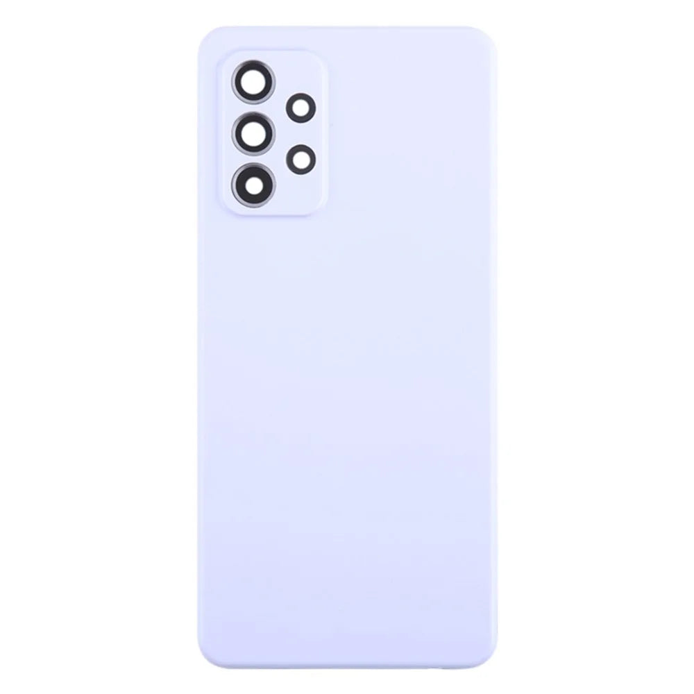 For Samsung Galaxy A52s 5G A528 / A52 5G A526 / A52 4G A525 Battery Housing with Adhesive Sticker+Camera Lens Cover - Purple - 2