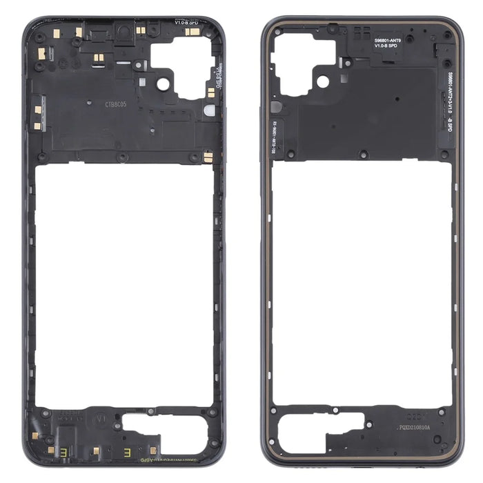 For Samsung Galaxy A22 5G (EU Version) A226 Middle Plate Frame Mobile Phone Replacement Part (Without Logo) - Black - 1