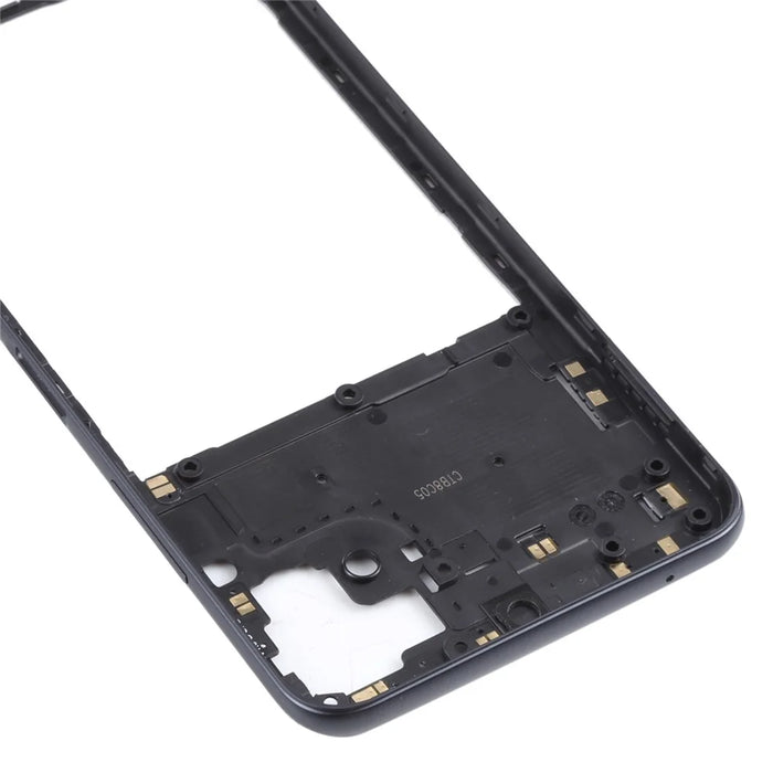For Samsung Galaxy A22 5G (EU Version) A226 Middle Plate Frame Mobile Phone Replacement Part (Without Logo) - Black - 4