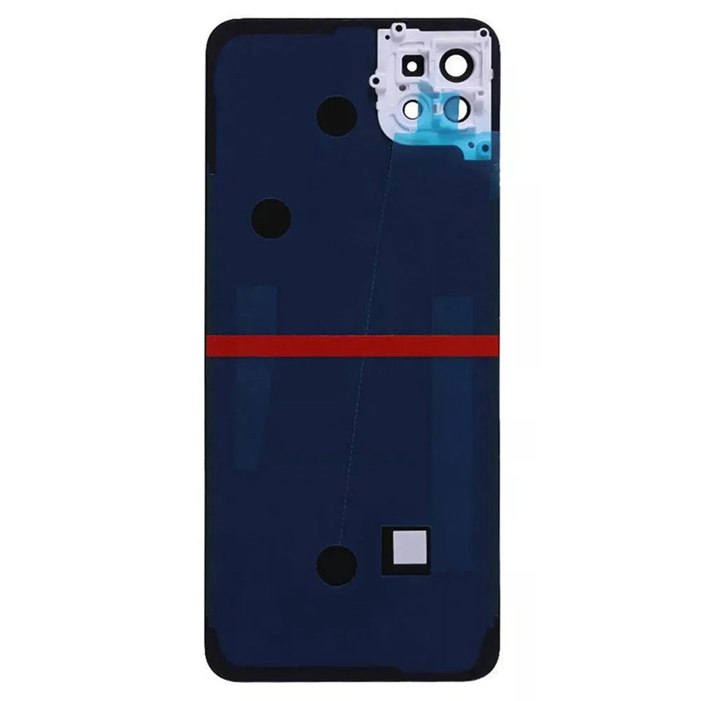 For Samsung Galaxy A22 5G (EU Version) A226 Battery Housing with Adhesive Sticker+Camera Lens Cover - White - 2