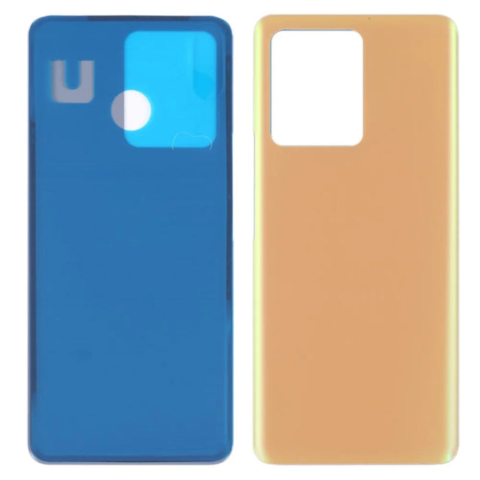 For vivo S12 Pro / V23 Pro 5G Matte Back Battery Housing Cover Replacement (Without Logo) - Gold - 1