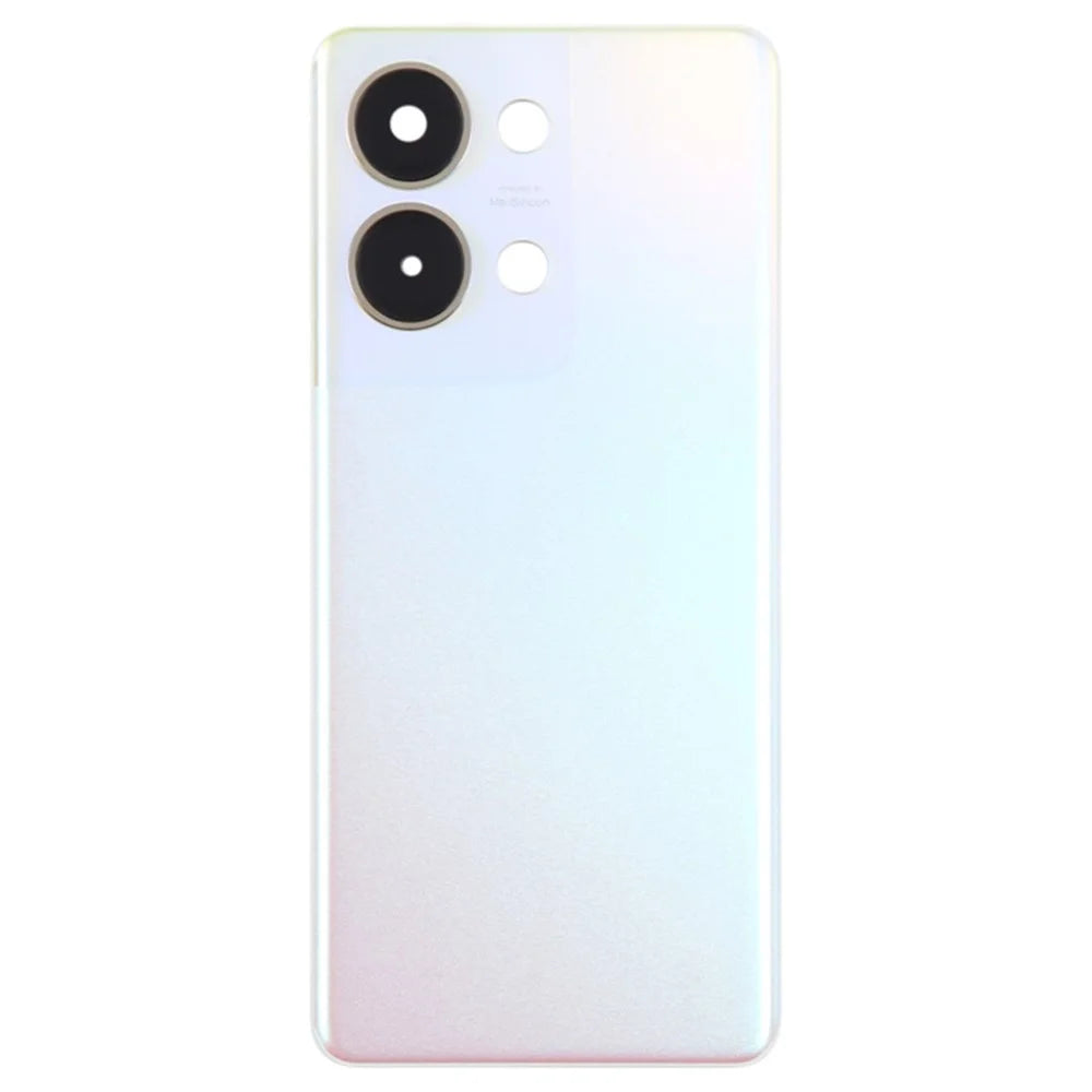 For Oppo Reno9 Pro 5G Battery Cover Matte Back Rear Housing with Camera Ring Cover Parts (Without Logo) -  Pink - 3