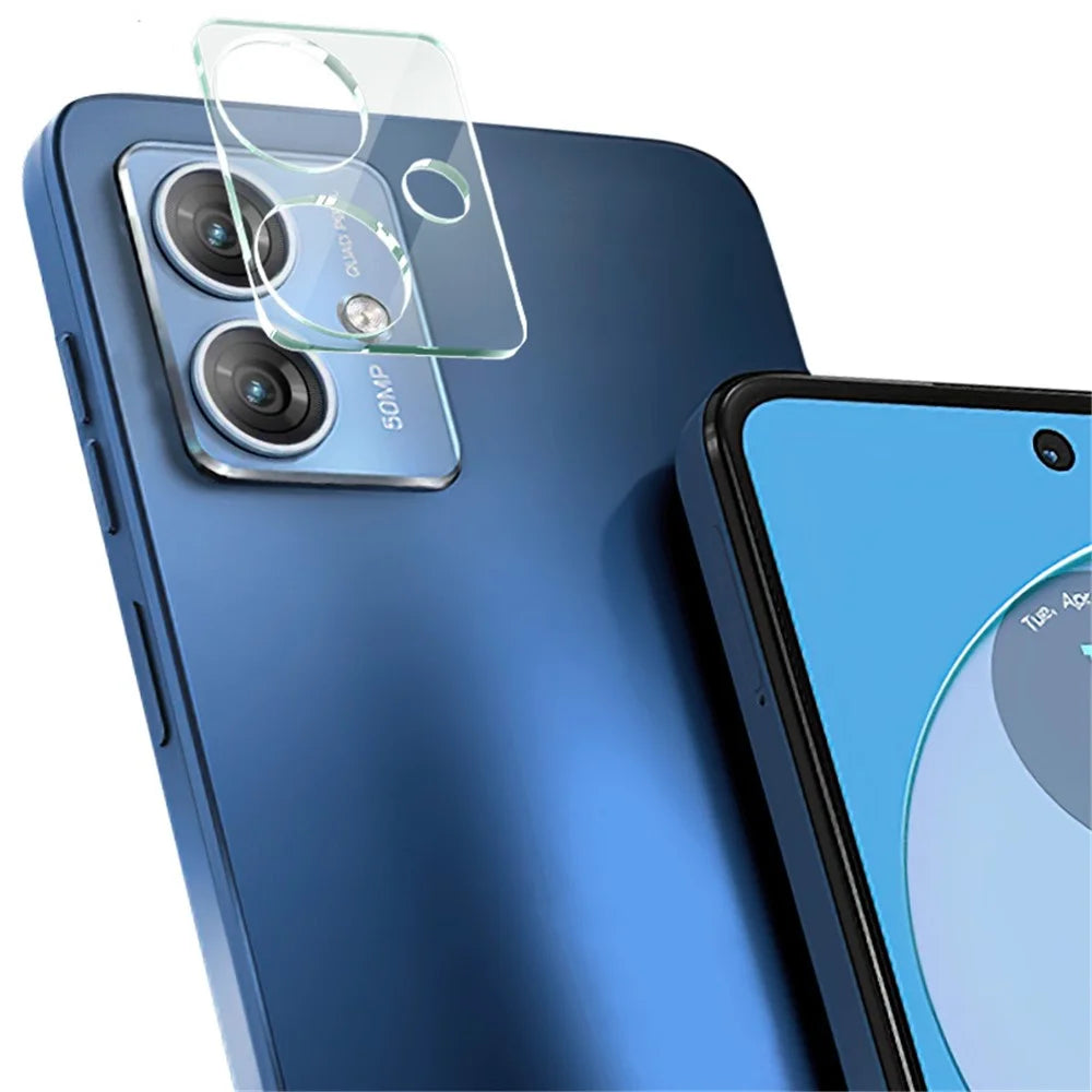 IMAK For Motorola Moto G64 5G Camera Lens Film Tempered Glass + Acrylic Lens Cap - 3