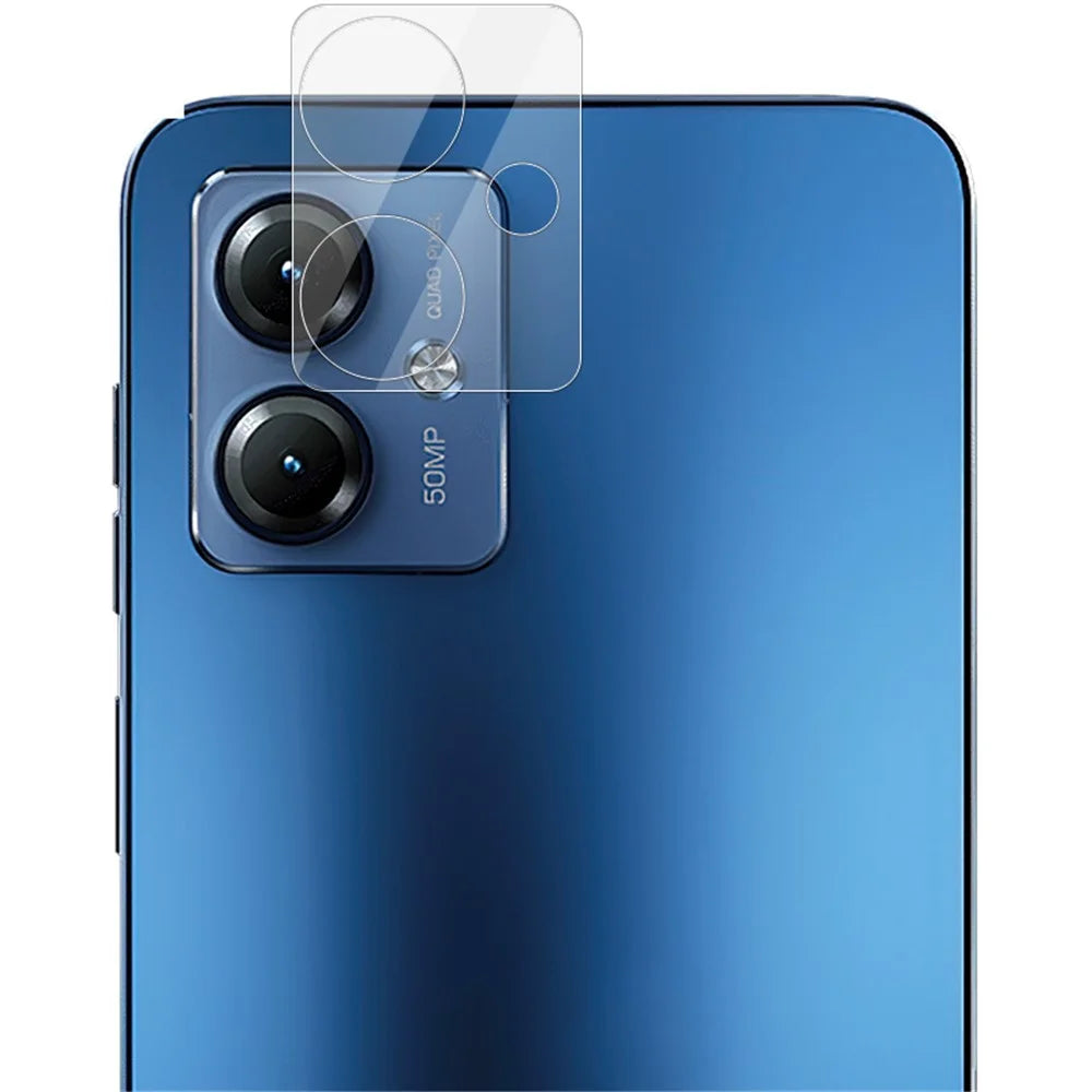 IMAK For Motorola Moto G64 5G Camera Lens Film Tempered Glass + Acrylic Lens Cap - 5