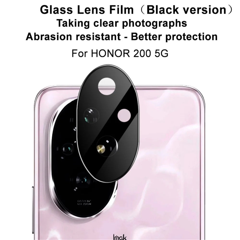 IMAK For Honor 200 5G Tempered Glass Camera Lens Film Cover (Black Version) - 2