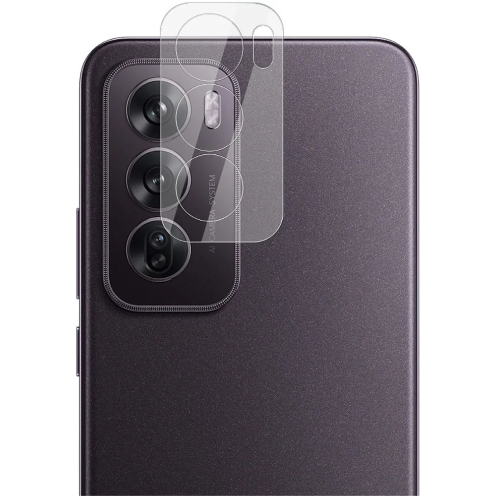 IMAK For Oppo Reno12 5G (Global) / Reno12 Pro 5G (Global) Camera Lens Film+Acrylic Lens Cap - 5